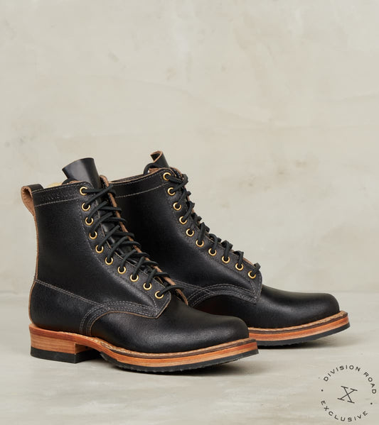 White's x DR Semi-Dress 375 - 55 - Half Comp - Horween Black Waxed Fle…