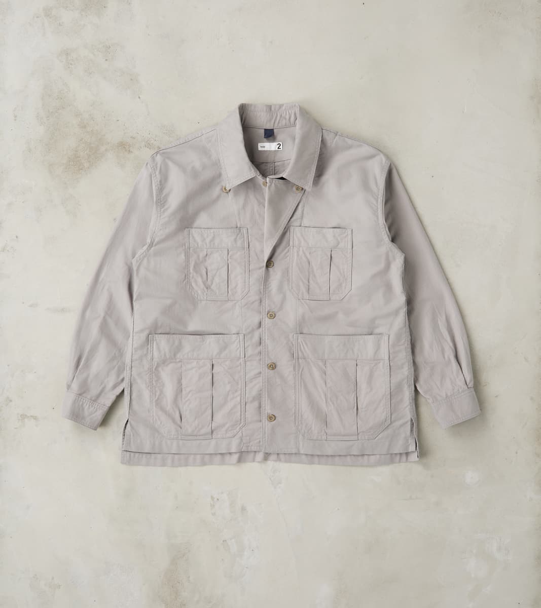 ts(s) Military Shirt Jacket - Smokey Oxford Broadcloth - Gray